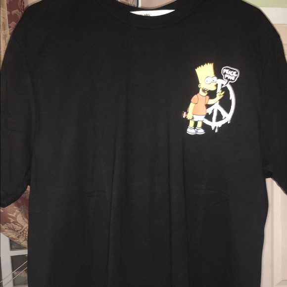 off white simpsons black